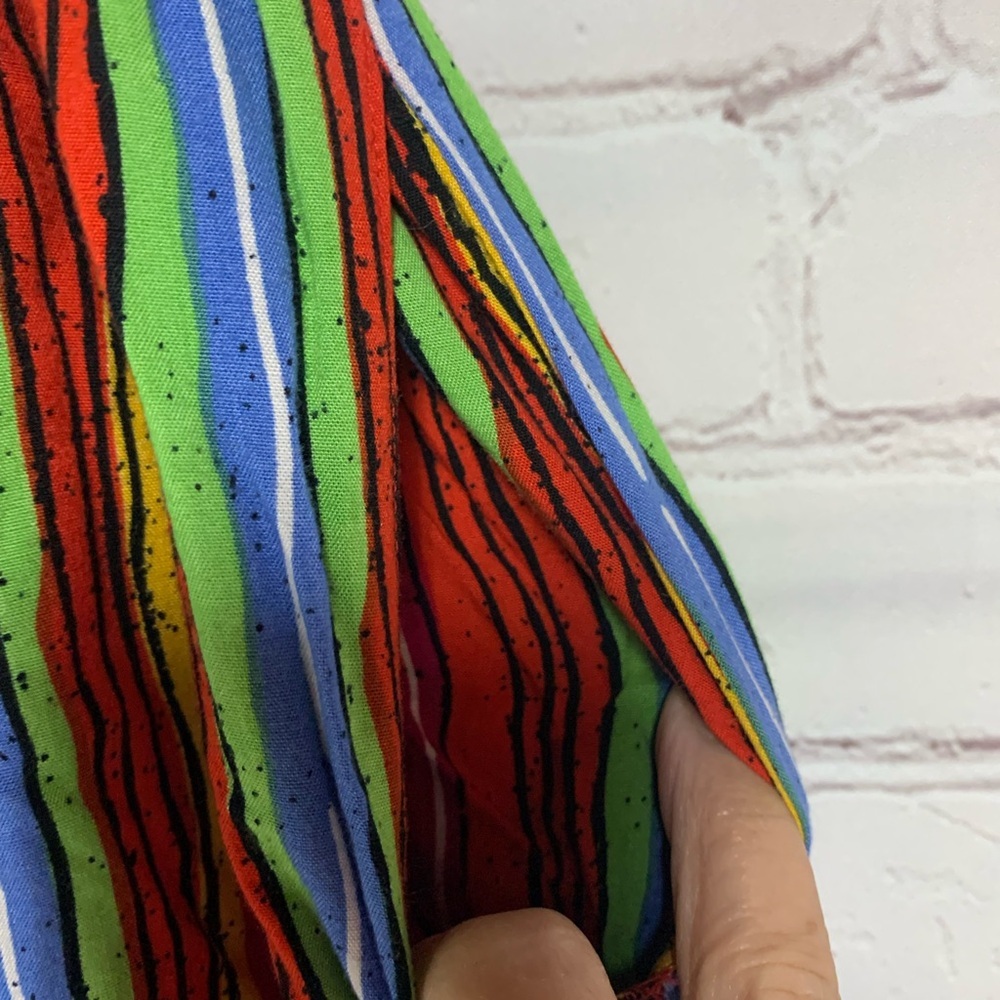Vintage WeBeBop Striped MC Hammer Harem Pants Size 1X 36”​ - Picture 3 of 4